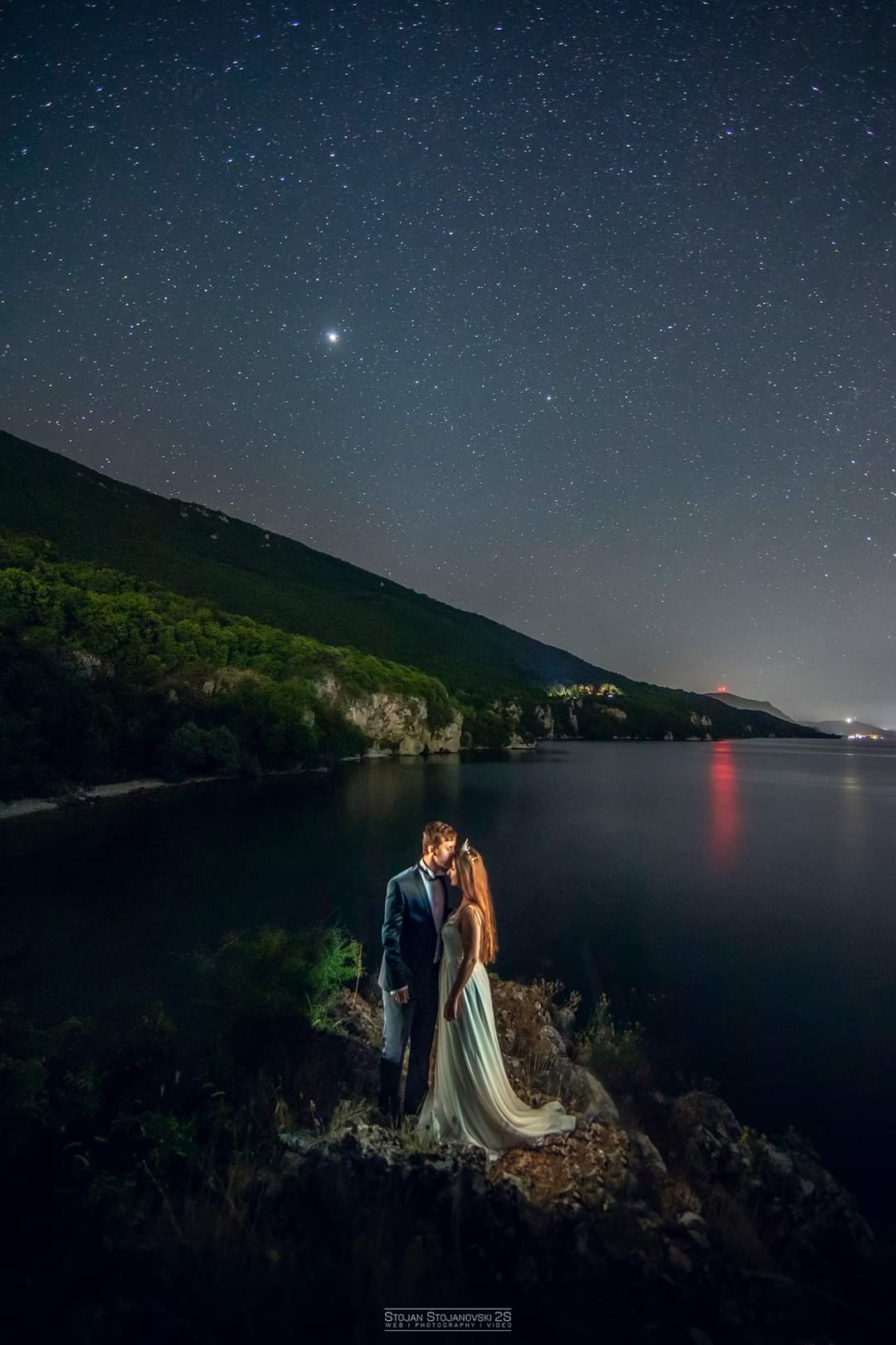 Wedding photography of Milanka and her Husband Rode Noveski Gustavsson, by Stojan Stojanovski, in Ohrid